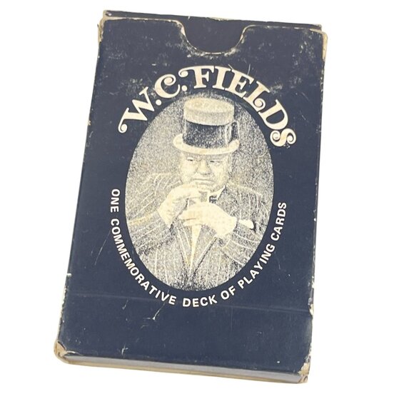 1971 W.C. Fields Commemorative Playing Cards Deck Vintage Humor Collectible - Picture 6 of 6